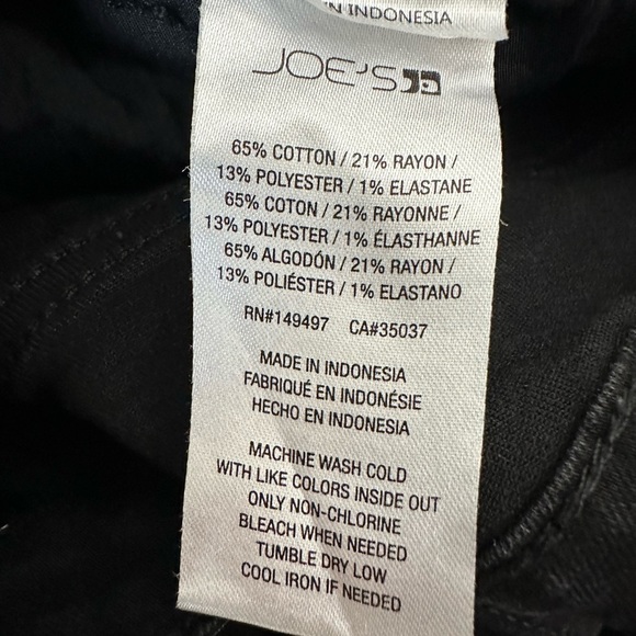 Joes Jeans bootcut, raw hem, size 27 - Picture 6 of 6